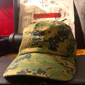 Lacoste army fatigue dad cap